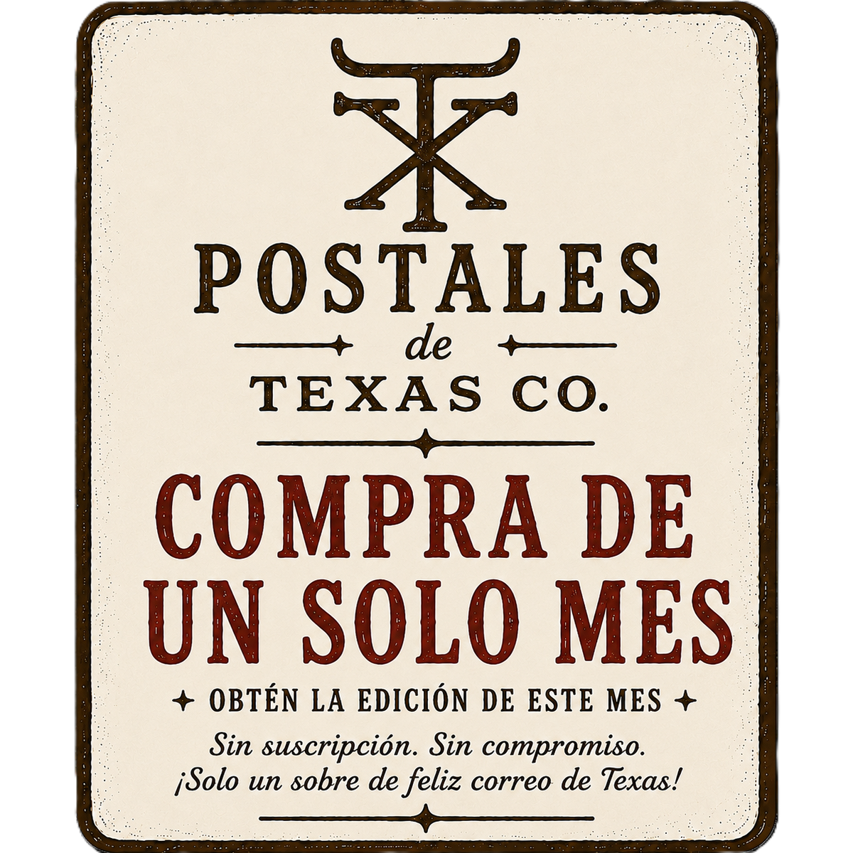 Compra Internacional de un Solo Mes